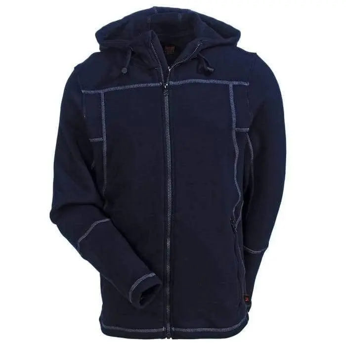 JUSTIN FR - Performance Fit Polartec Fleece Hoodie, Black - Becker Safety and Supply