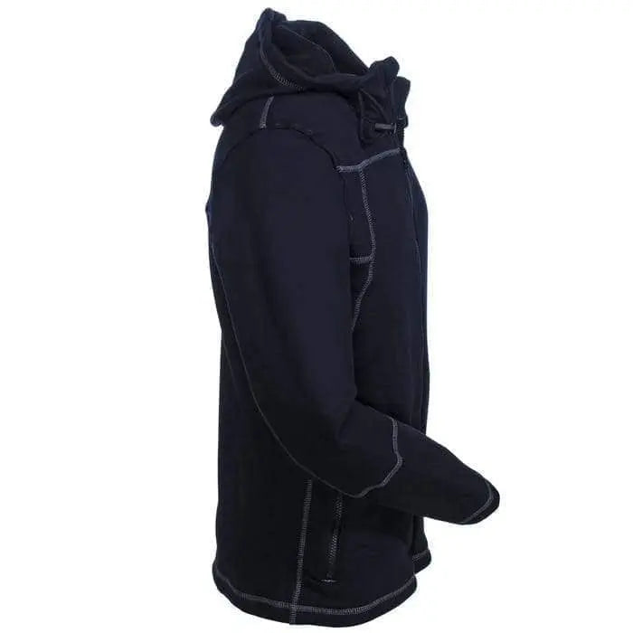 JUSTIN FR - Performance Fit Polartec Fleece Hoodie, Black - Becker Safety and Supply