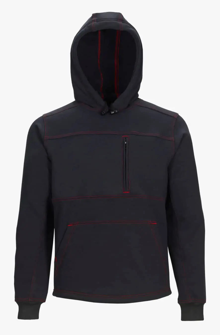 LAKELAND - Pull Over Hoodie. Dual certified, NFPA 70E, 2112  certified, Black - Becker Safety and Supply