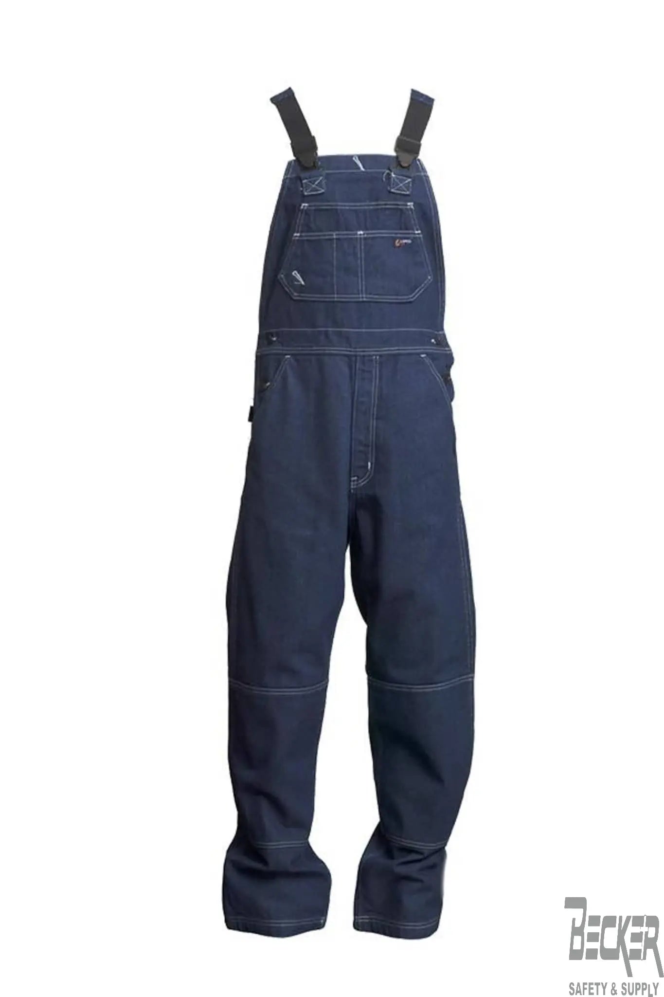 LAPCO - 13oz FR Bib Overalls, Blue Denim - Becker Safety and Supply