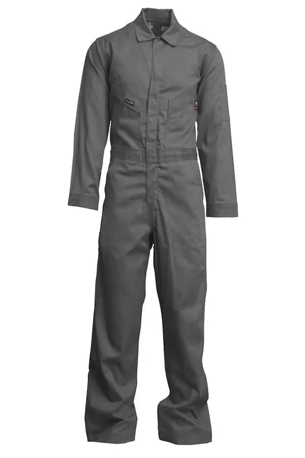 LAPCO - 7oz FR Deluxe Coverall, Gray - Becker Safety and Supply