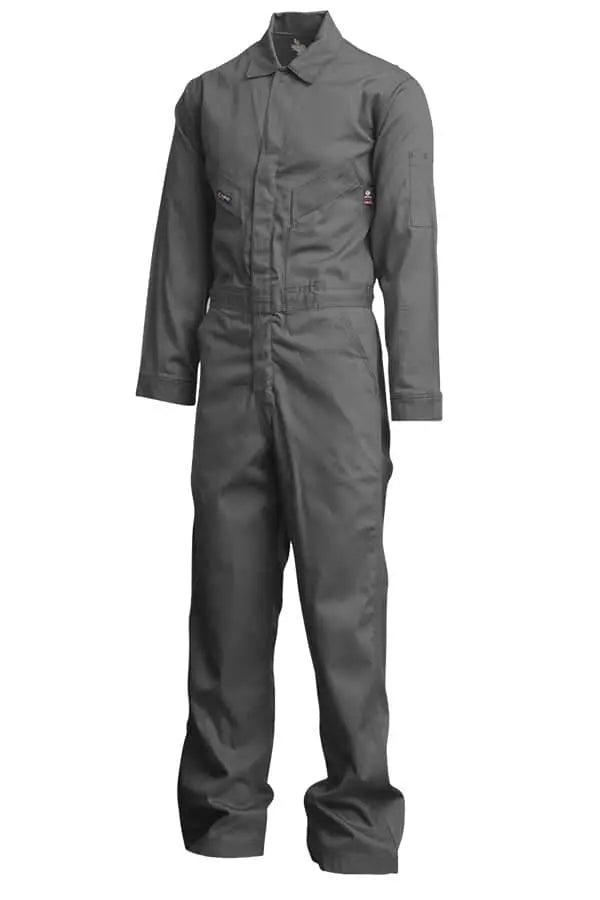 LAPCO - 7oz FR Deluxe Coverall, Gray - Becker Safety and Supply