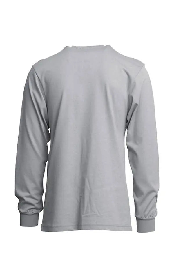 LAPCO - 7oz FR Henley Tees, Gray - Becker Safety and Supply