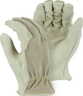 MAJESTIC - Combination Cowhide Drivers Glove - Becker Safety and Supply