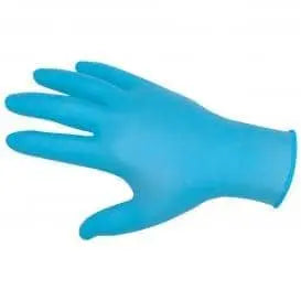 MCR SAFETY - Chemtech Nitrile Vinyl Blended Gloves 4mil, Blue - Becker Safety and Supply