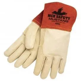 MCR SAFETY - Mustang Leather Welding Work Gloves - Becker Safety and Supply