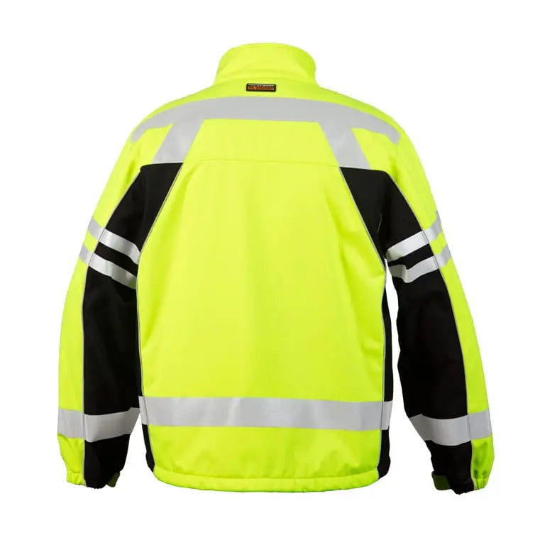 ML KISHIGO - Series Class 3 Hi Vis Soft-Shell Jacket, Black Series - Becker Safety and Supply