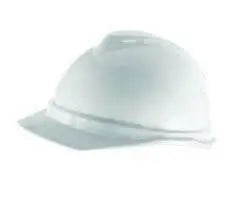 MSA - V-Gard Protective Cap 4 Point Fast-Trac, White - Becker Safety and Supply