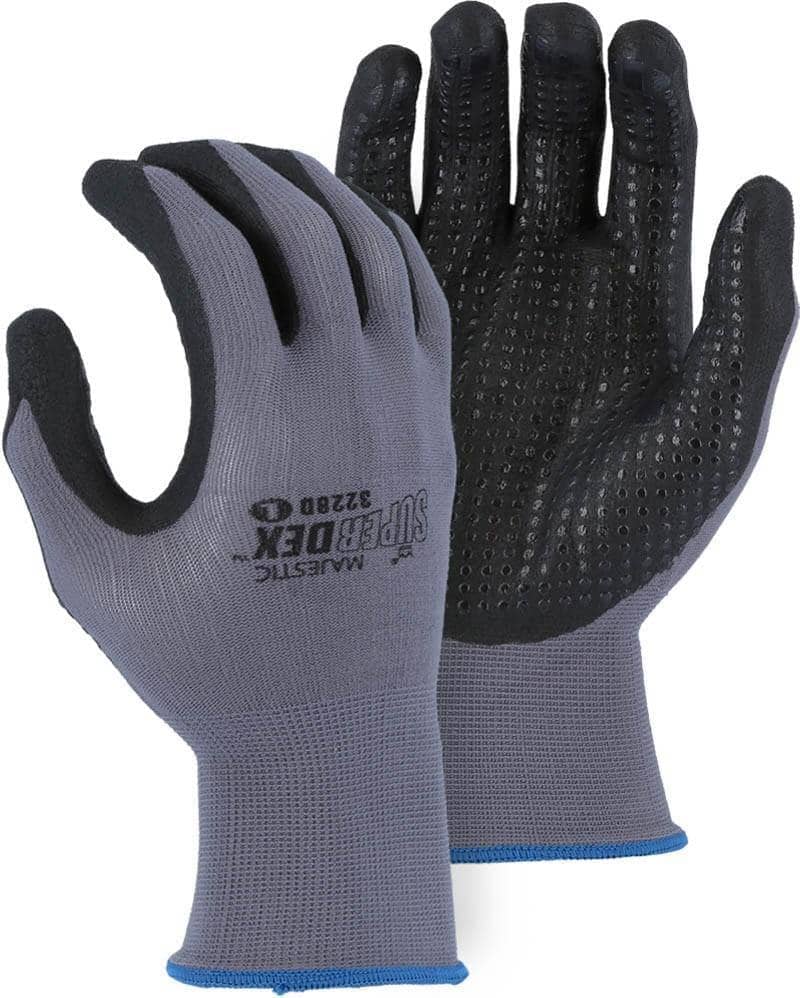 MAJESTIC - Super Dex Nylon Glove w/ Micro Foam Nitrile Dip Palm - Becker Safety and Supply