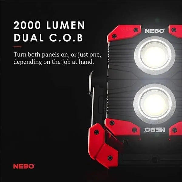 NEBO OMNI 2K - Omni-Directional Work Light - Rechargeable - 2000 lumens - Becker Safety and Supply