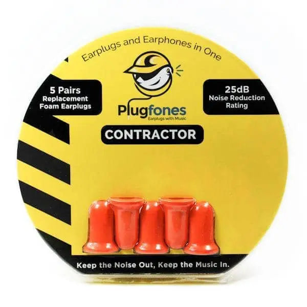 PLUGFONES - Comfortiered Foam Plugs, Orange - Becker Safety and Supply