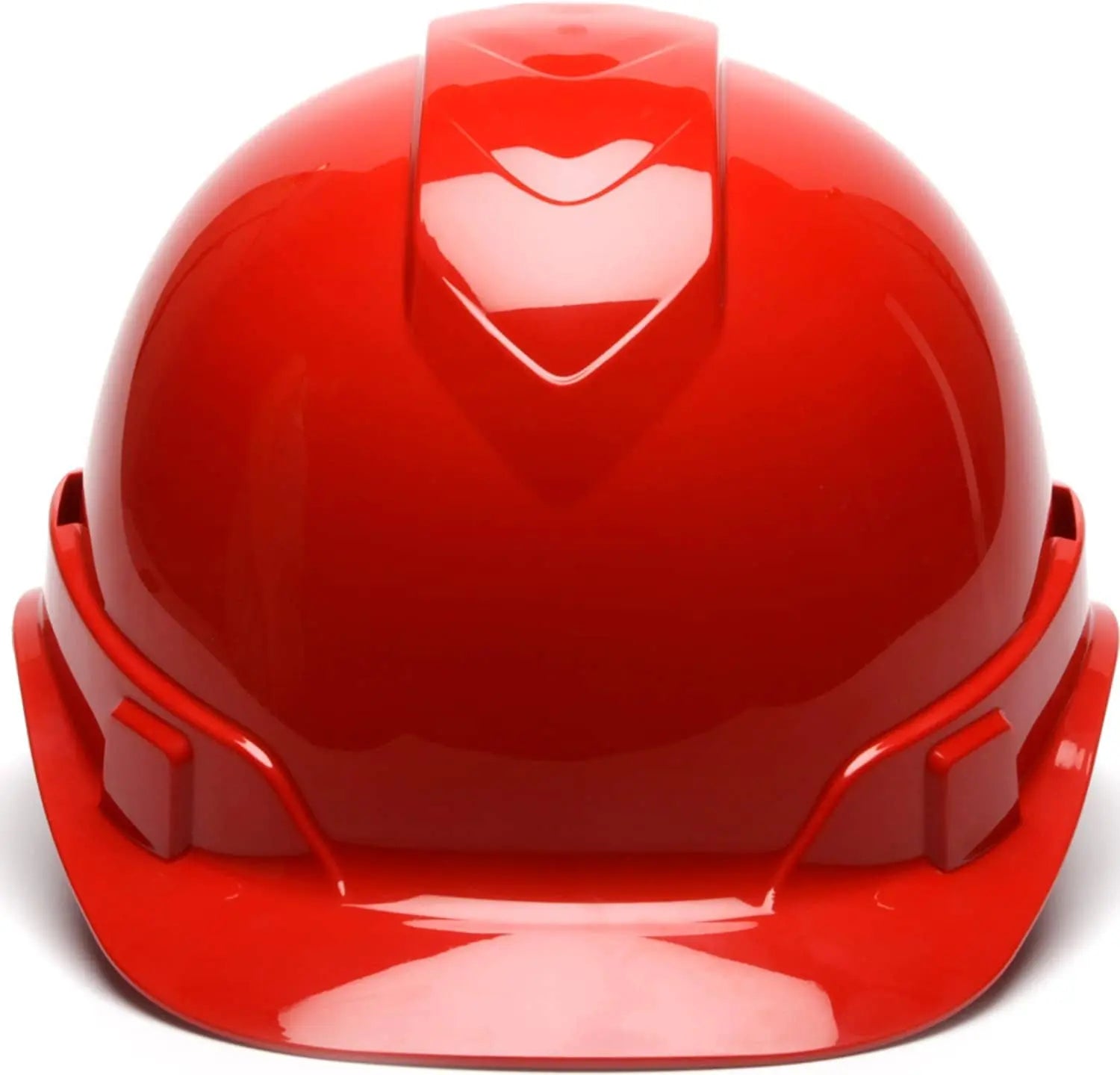 PYRAMEX - RIDGELINE - Cap Style Hard Hat - 4pt Suspension, Red - Becker Safety and Supply