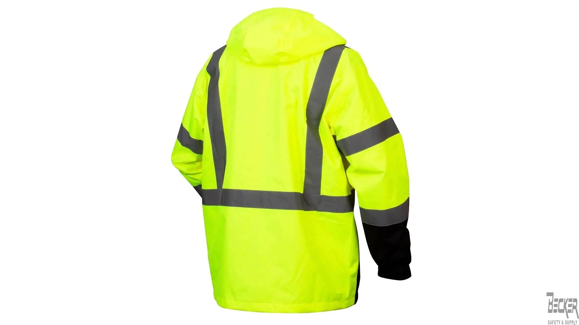 PYRAMEX - RP31 Series, Class 3 parka in lime - Becker Safety and Supply