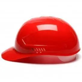 PYRAMEX - Ridgeline Bump Cap 4 Point Glide Lock, Red - Becker Safety and Supply