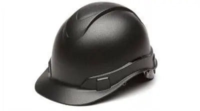 PYRAMEX - Ridgeline Cap Stayle Hard Hat 4 Point Standard Ratchet, Graphite - Becker Safety and Supply