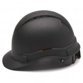 PYRAMEX - Ridgeline Cap Stayle Hard Hat 4 Point Standard Ratchet, Graphite - Becker Safety and Supply