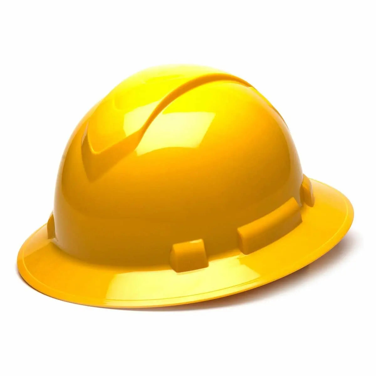 PYRAMEX - Ridgeline Full Brim Hard Hat with 4pt Suspension - Becker Safety and Supply