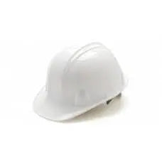 PYRAMEX - SL Series Cap Style Hard Hat 4 Point Snap Lock, White - Becker Safety and Supply