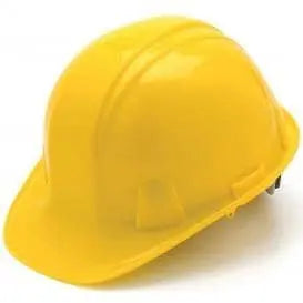 PYRAMEX - SL Series Cap Style Hard Hat 4 Point Snap Lock, Yellow - Becker Safety and Supply