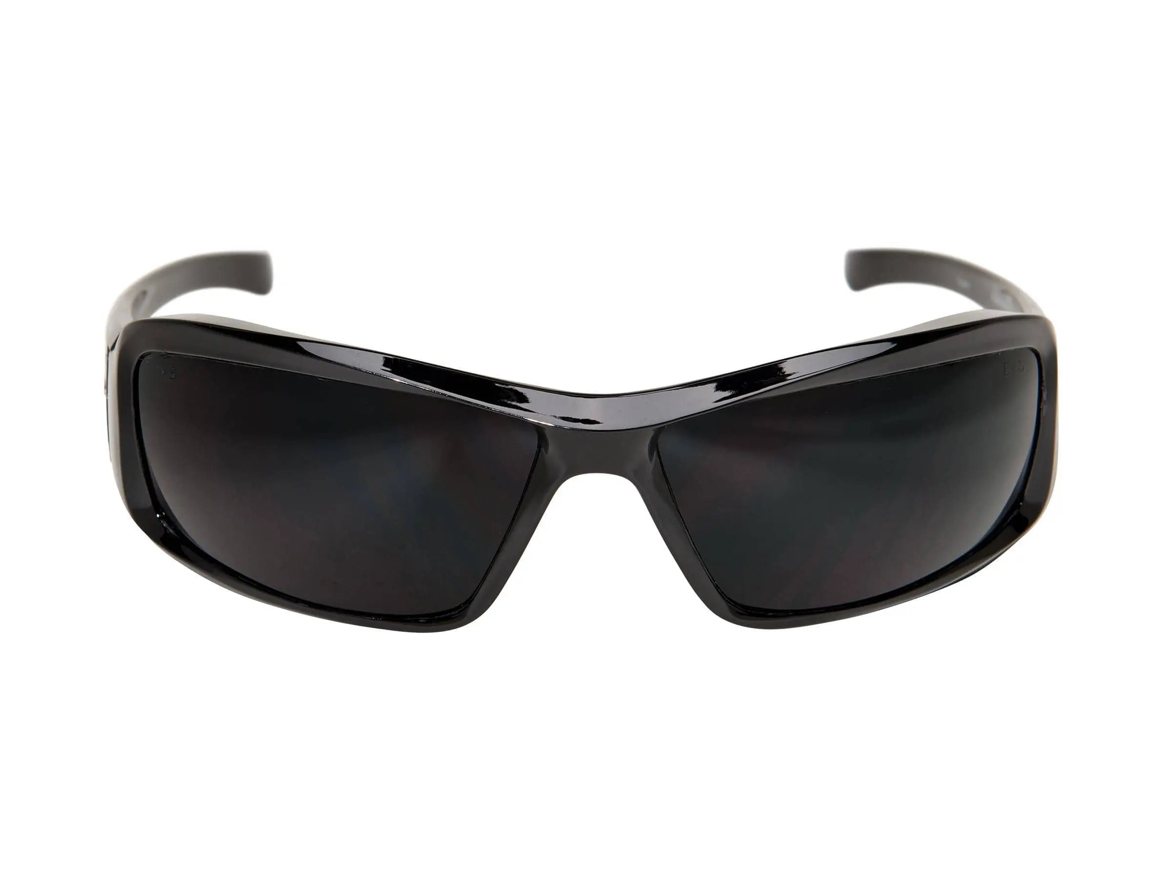 EDGE - Brazeau Skull ‚Äî Black & Gray Winged Skull Frame / Polarized Smoke Lens - Becker Safety and Supply