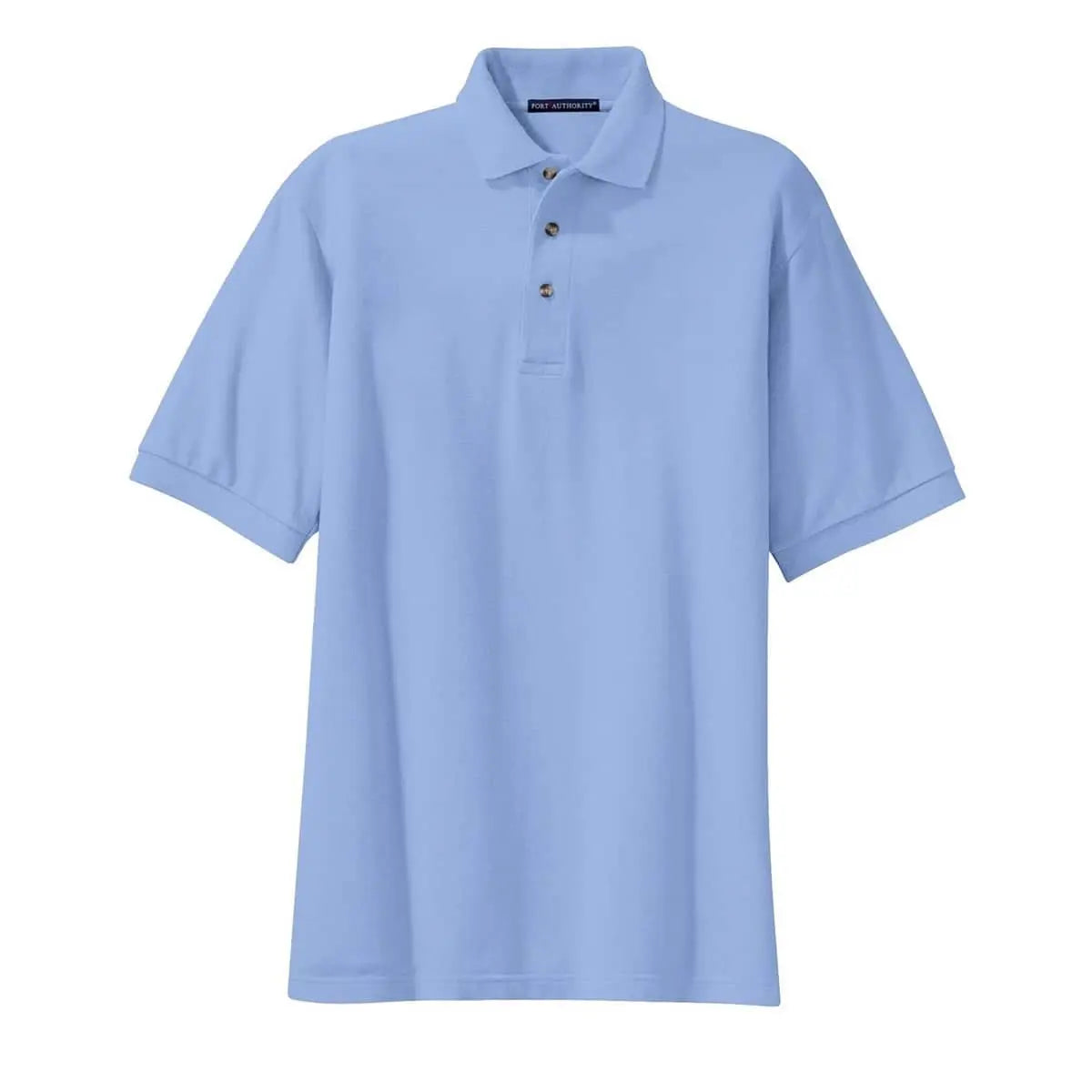 Port Authority - Heavyweight Cotton Pique Polo, Light Blue - Becker Safety and Supply