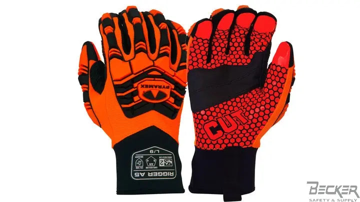 Pyramex - Synthetic Leather Silicone Palm A5 Cut Level 2  Becker Safety and Supply