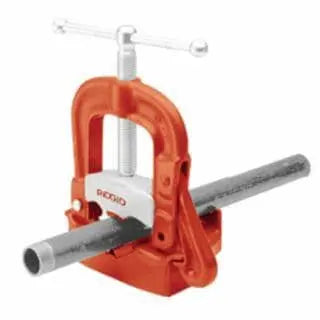 RIDGID - Bench Yoke Vise - Cast Iron - 4" Pipe  Capacity - Becker Safety and Supply