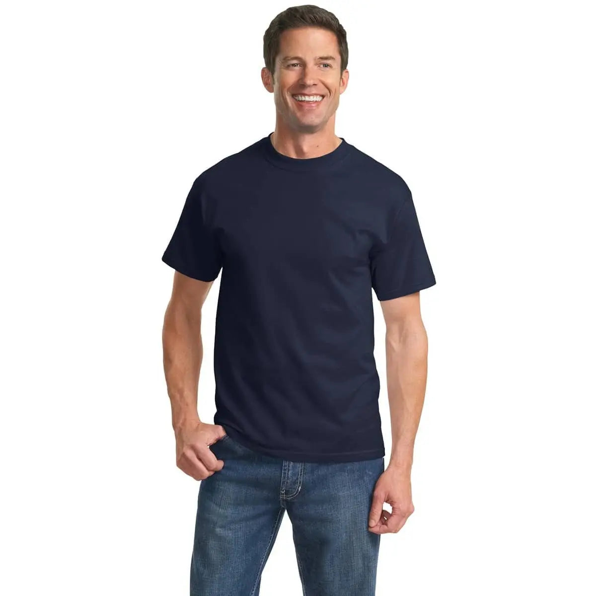 SANMAR - Port & Company¬Æ Essential (TALL) Tee - DEEP NAVY - Becker Safety and Supply