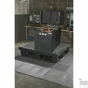 SPILLTECH - 4-Drum Spill Pallet With Drain - Becker Safety and Supply