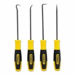 STANLEY TOOLS - 4 PC Pick Hook Set, Full hook, angle hook, 90¬∞ angle hook and straight pick - Becker Safety and Supply