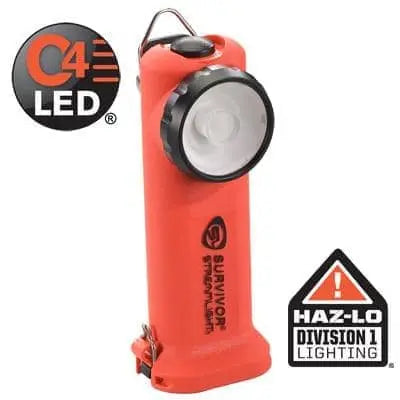 STREAMLIGHT - SURVIVOR LED ALKALINE  LIGHT - ORANGE - Becker Safety and Supply