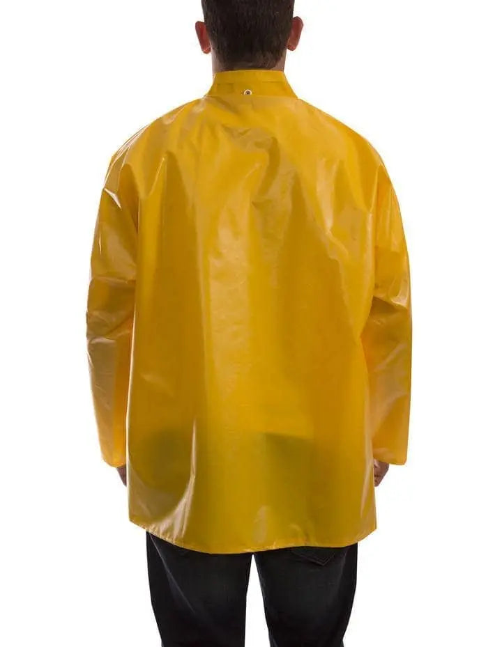 TINGLEY - IRON EAGLE - Polyurethane Rain Jacket with snaps for a hood (sold seperately) - Chemical and Wind Resistant - Storm Flap/Snap Front - Becker Safety and Supply