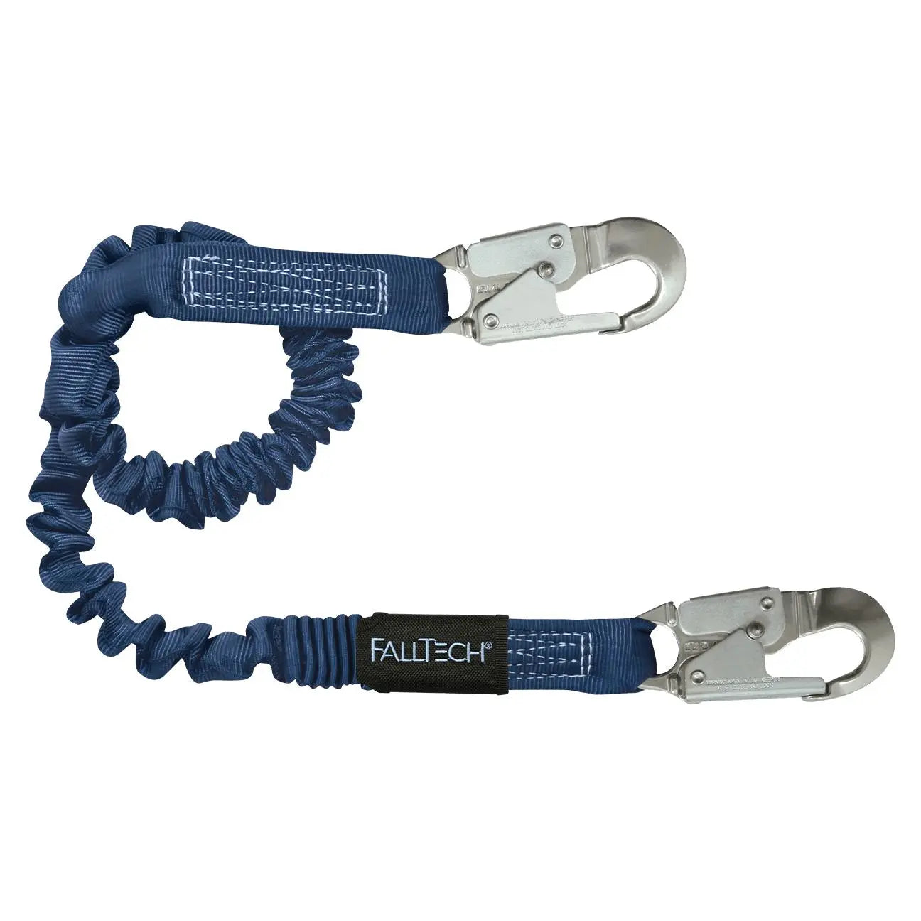 FALLTECH - Adjustable Single Leg Lanyard 4-1/2' - 6' (w/ Snap Hooks) - Becker Safety and Supply