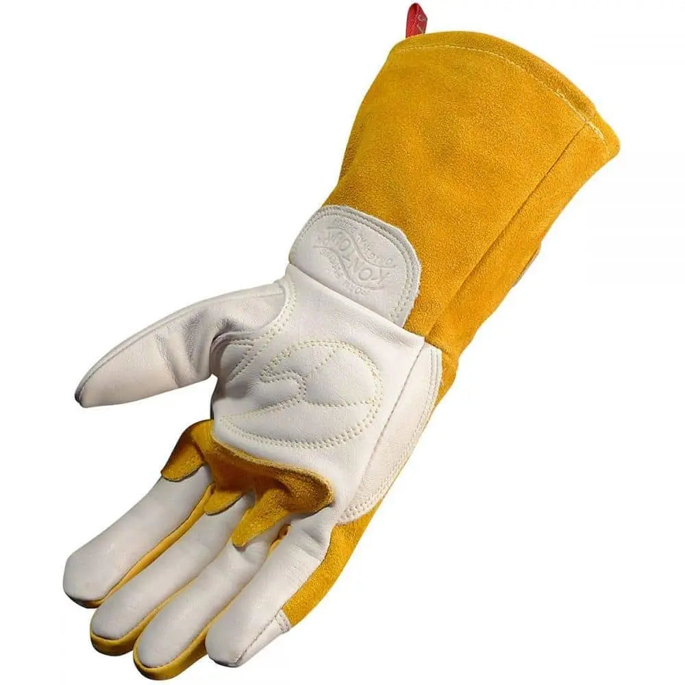 CAIMAN - Cow Grain Unlined MIG/Stick Welding Gloves - Becker Safety and Supply