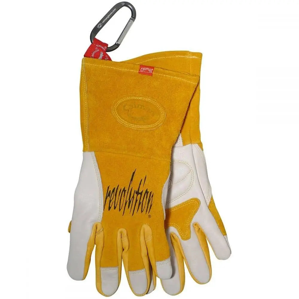 CAIMAN - Cow Grain Unlined MIG/Stick Welding Gloves - Becker Safety and Supply