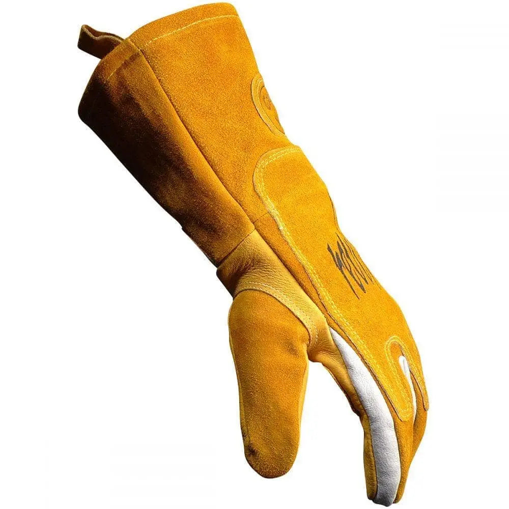 CAIMAN - Pig Grain FR Cotton Fleece Lined MIG/Stick Welding Gloves - Becker Safety and Supply