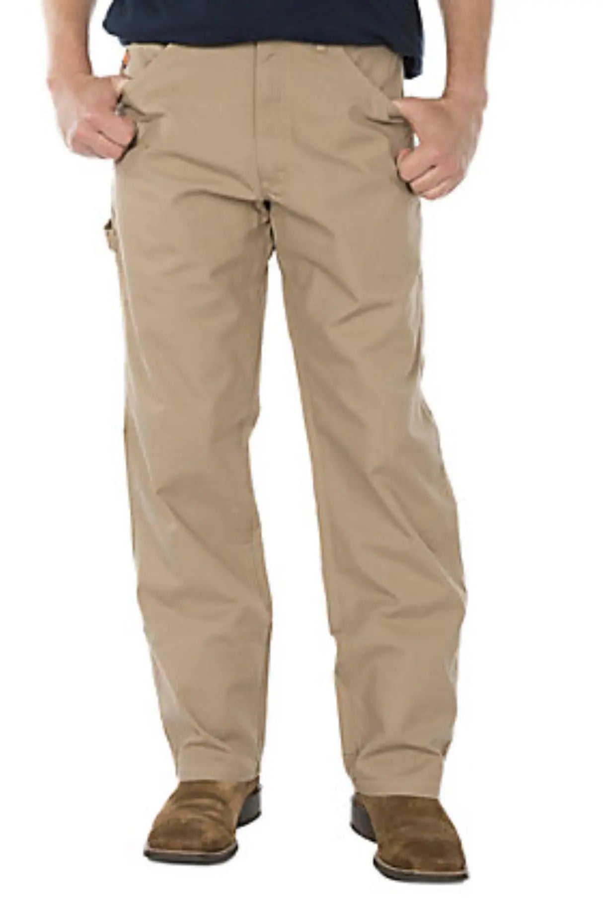 WRANGLER - ADVANCED COMFORT - 8.75 oz - FR - KHAKI - Carpentar Work Pant - NFPA 2112 - Becker Safety and Supply