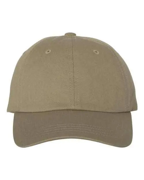 YP Classics - Adjustable "Dad‚Äôs Cap" - 6245CM, KHAKI- - Becker Safety and Supply