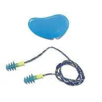 HOWARD LEIGHT - Fusion Multiuse Earplug Thermoplastic Elastomer Corded, Blue/Yellow - Becker Safety and Supply