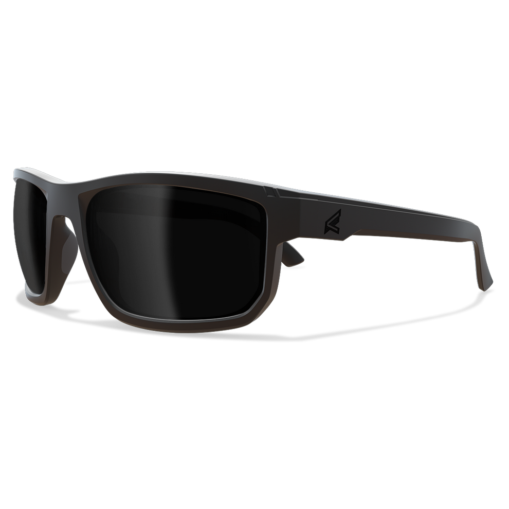 Edge - Defiance - Black FRame/Polarized Smoke Vapor Shield - Becker Safety and Supply