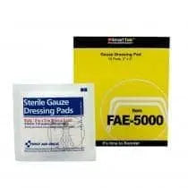 FAO-SmartCompliance Refill 2"x2" Sterile Gauze Pads, 10/bag - Becker Safety and Supply