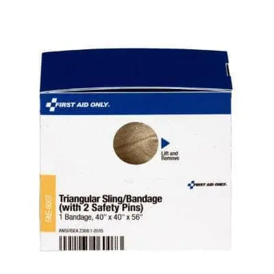 FAO-SmartCompliance Refill 40"x40"x56" Muslin Triangular Bandage, 1/box - Becker Safety and Supply