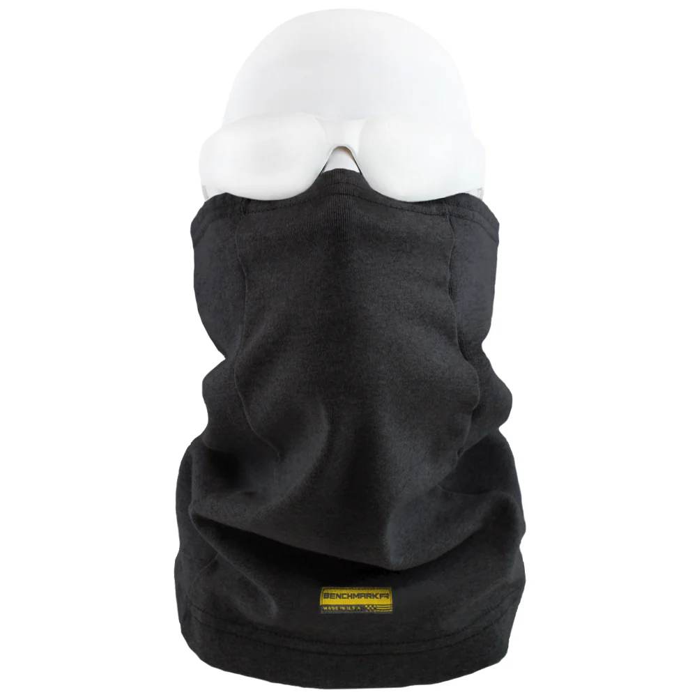 BENCHMARK - FR FLEECE FACE GAITER, BLACK - Becker Safety and Supply