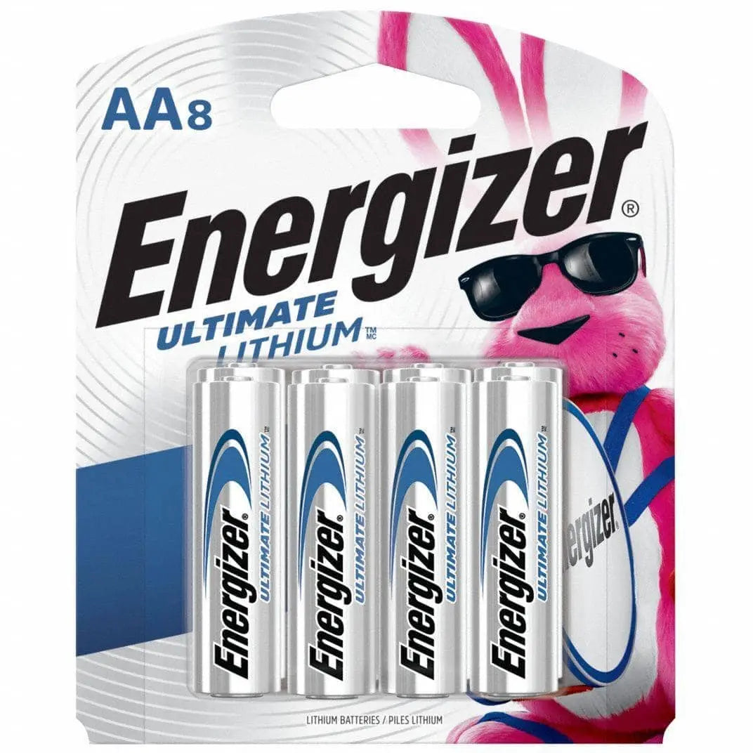 ENERGIZER - ULTIMATE LITHIUM AA Batteries - 8/pk - Becker Safety and Supply