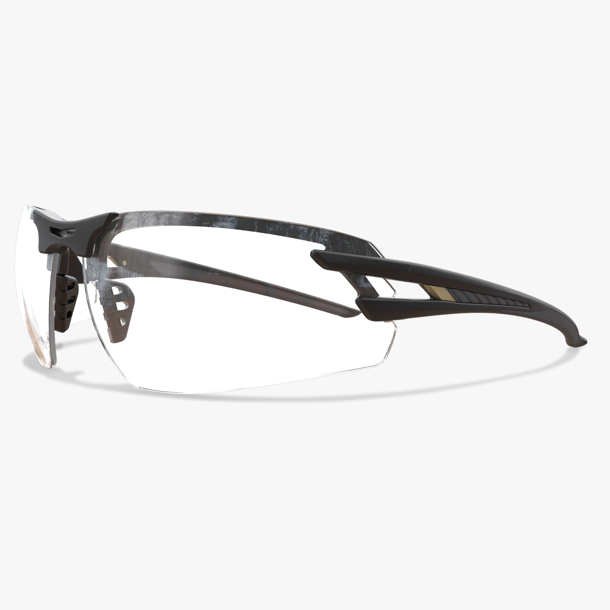 Edge - Salita - Black FRame / Clear Vapor Shield Lens - Becker Safety and Supply