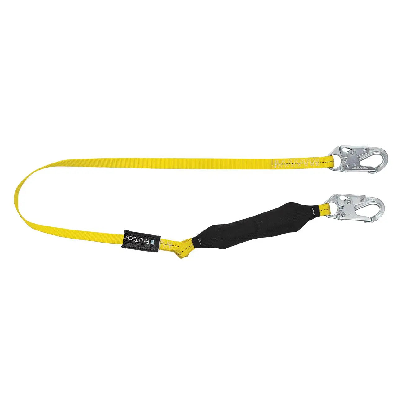 FALLTECH - 6' Shock Absorbing Lanyard - FTBasic SoftPack w/ two Snap Hooks - Becker Safety and Supply